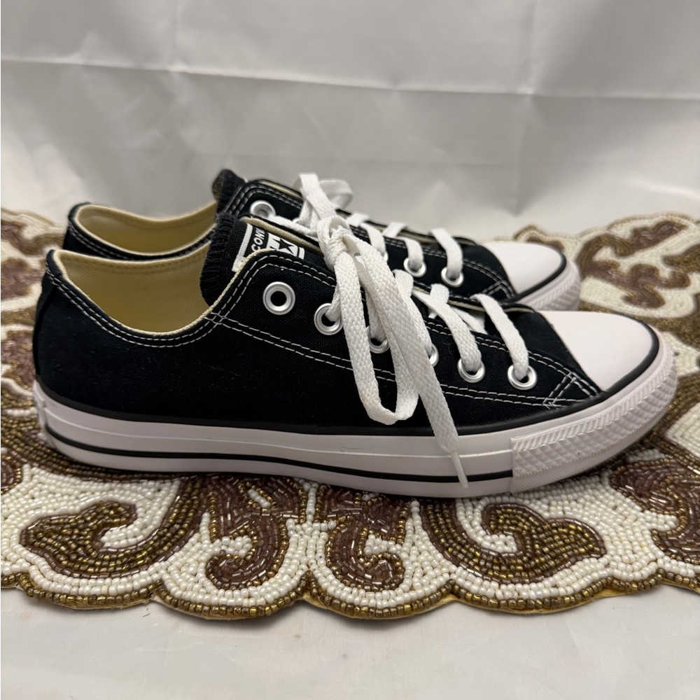 Converse Chuck Taylor Low Black and White Sneakers